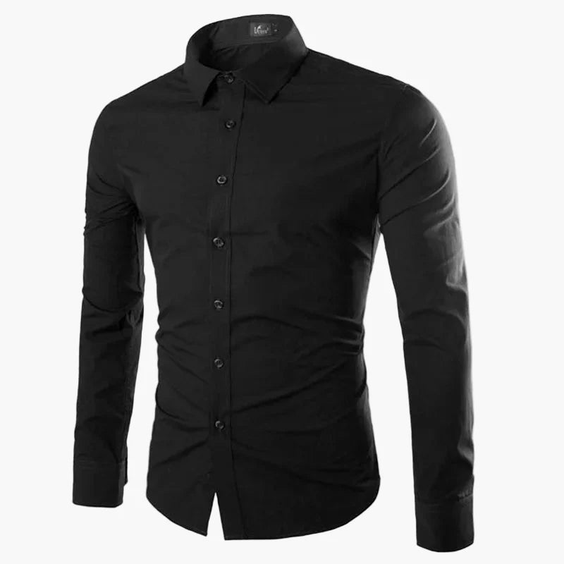 Herren Slim Fit Langarm Business Freizeithemd – Modernes Stilvolles Hemd für Büro und Alltag