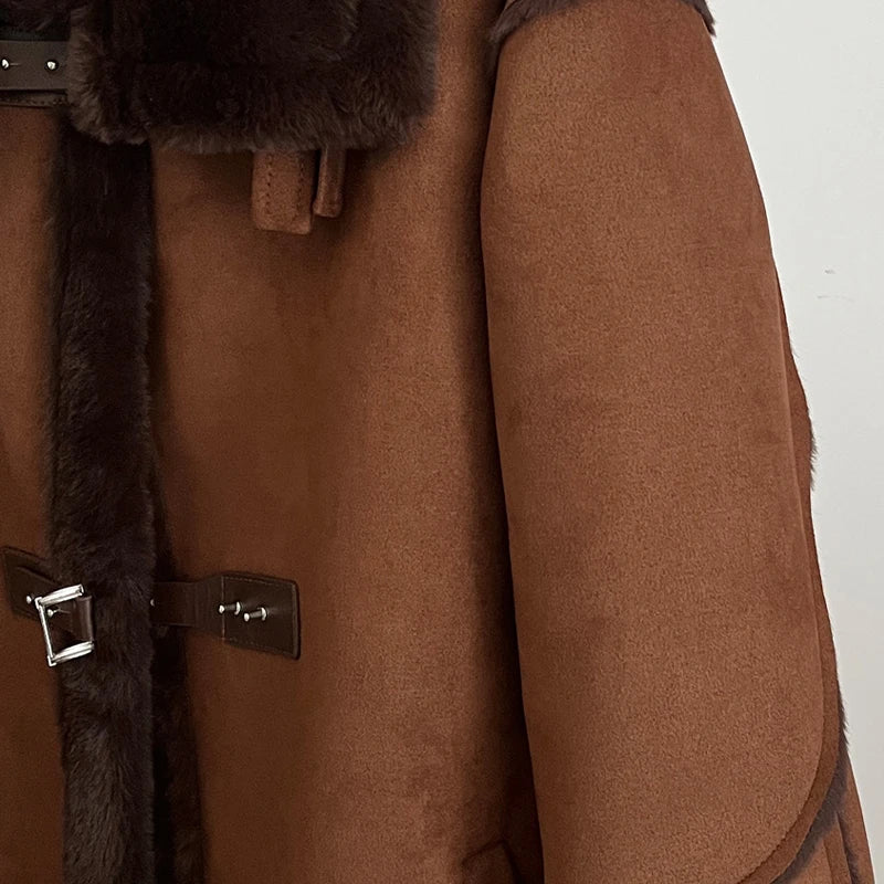 Women's winter jacket in casual pilot style – fashionable short jacket for everyday and leisure use