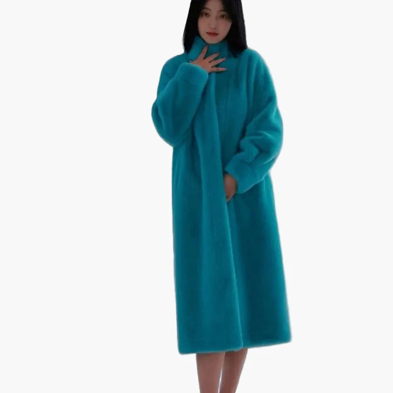 Women's Elegant Long Winter Coat Cozy Style for Everyday and Leisure