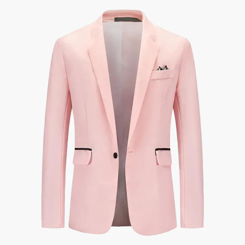 Herren Business Sakko Einreiher Modern Slim Fit – Eleganter Blazer für Büro & festliche Anlässe
