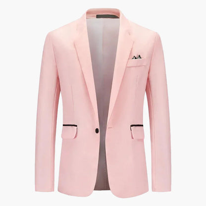 Herren Business Sakko Einreiher Modern Slim Fit – Eleganter Blazer für Büro & festliche Anlässe