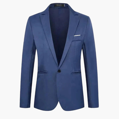 Men's Blazer One-Button Classic – Elegant Suit Jacket for Business & Leisure