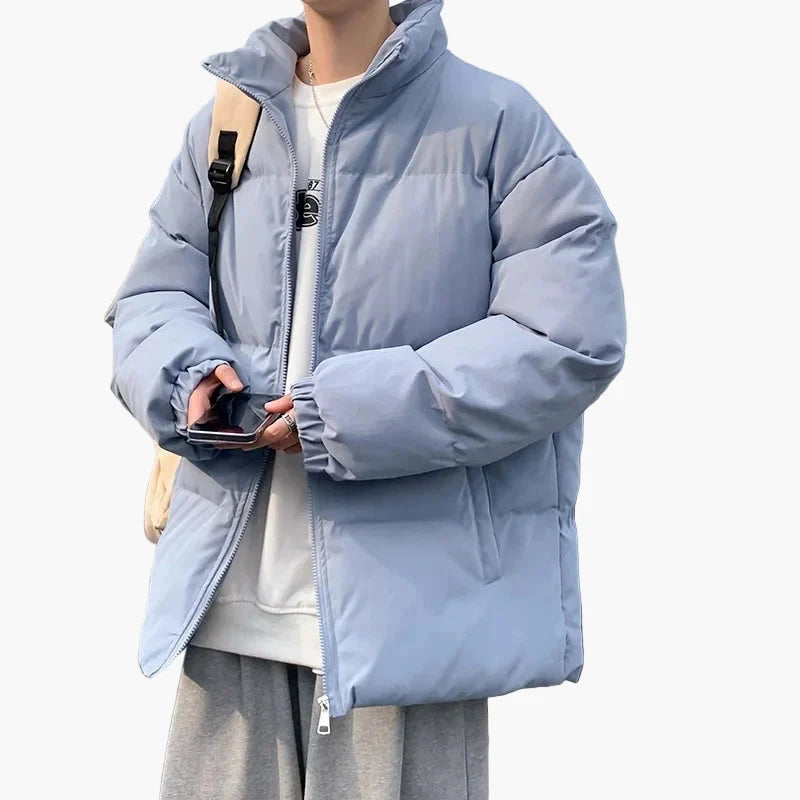 Herren Winter Steppjacke im lässigen Streetwear-Stil – Warme Übergangsjacke für Alltag & Freizeit