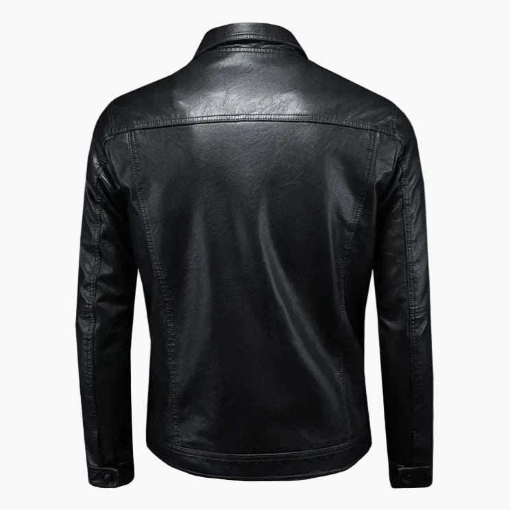 Herren Moto-inspirierte Jacke – Zeitloser Stil für Freizeit und Alltag