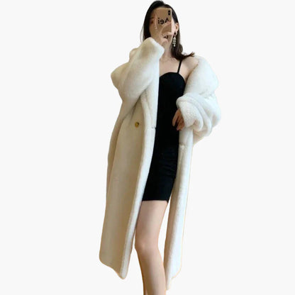 Damen Oversize Wintermantel im eleganten Trend-Look – Perfekt für kalte Tage