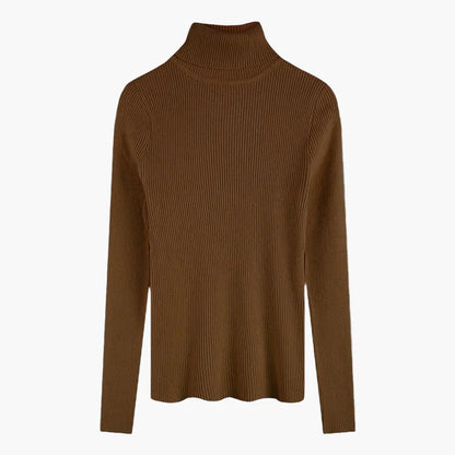 Women's Turtleneck Sweater Long Sleeve Basic Style – Ideal for Everyday and Office