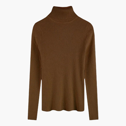 Women's Turtleneck Sweater Long Sleeve Basic Style – Ideal for Everyday and Office