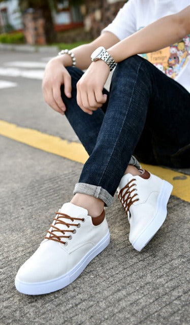 Herren Sneaker Freizeitstil Komfortabler Schnürschuh Alltag & Business