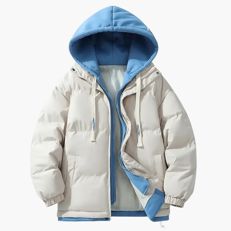 Unisex Winter Steppjacke mit Kapuze – Modischer Freizeitmantel für Damen und Herren