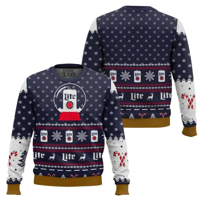 Herren Weihnachtspullover Lustig – It's the Most Wonderful Time for a Beer – Ugly Christmas Sweater für Männer, Party & Geschenk