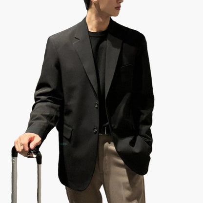 Men's Blazer Modern Business Casual – Elegant Jacket for Office & Everyday Use