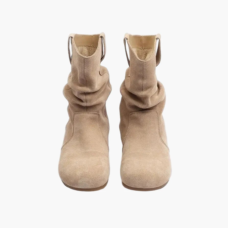 Damen Stiefeletten Flach Bequem Freizeit Klassische Boots