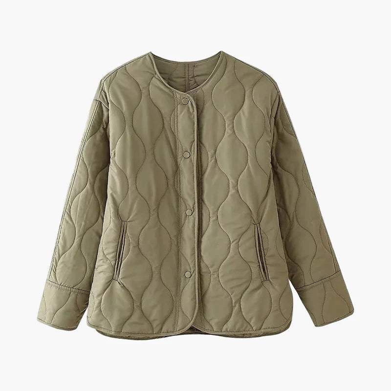 Women's quilted jacket in modern casual look – ideal for autumn and spring