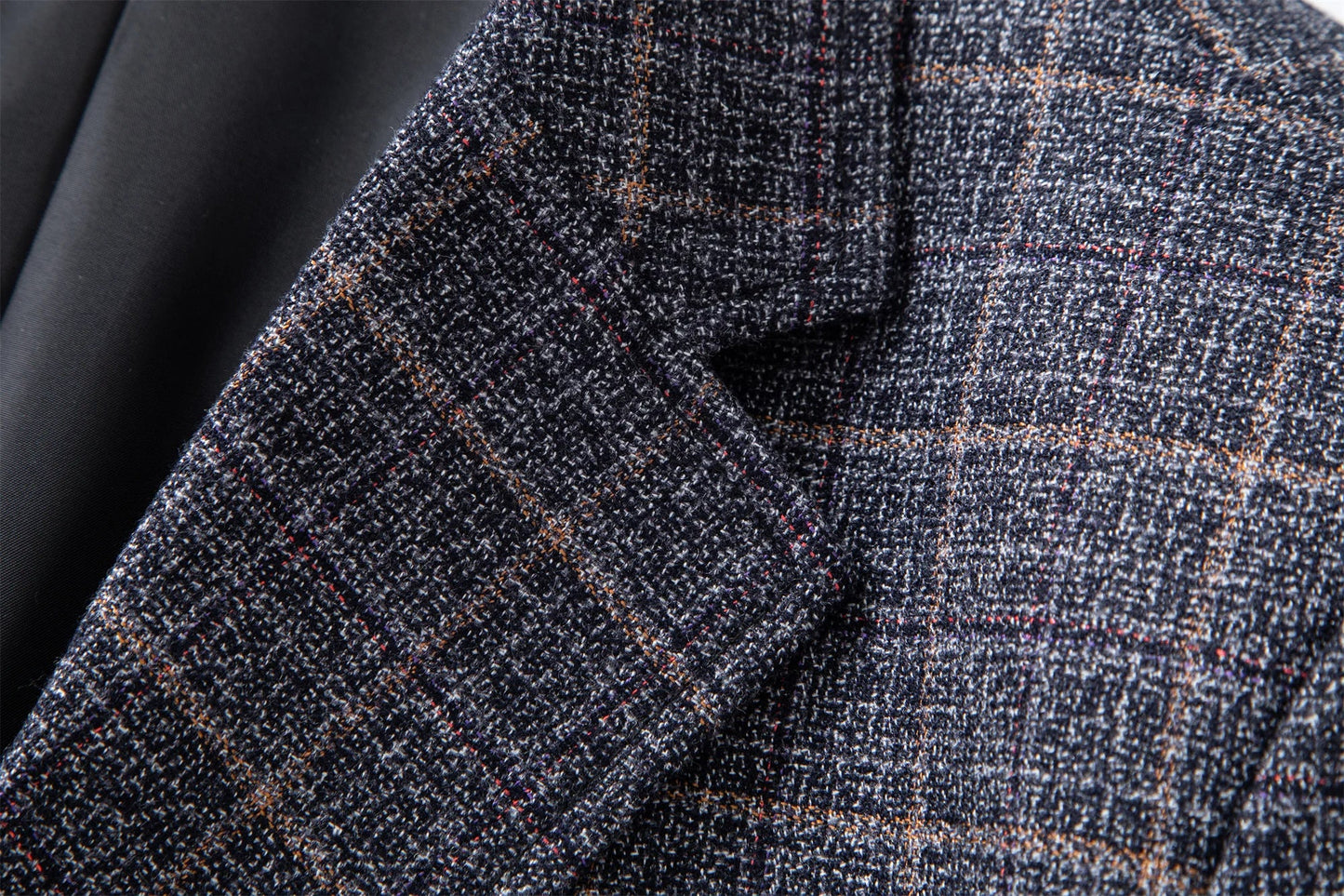 Herren Business Casual Sakko Kariert – Modernes Blazer-Design für Büro & Freizeit