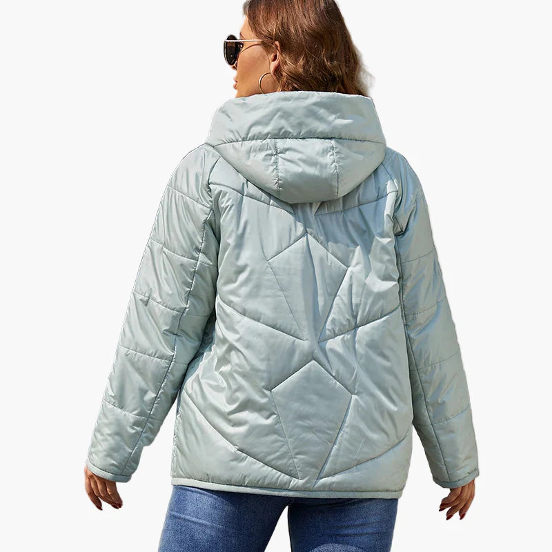 Women's quilted jacket transitional jacket modern casual