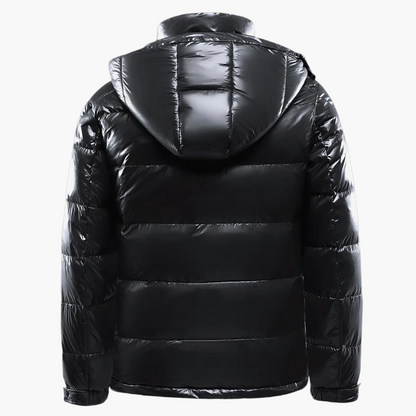 Men's quilted jacket with hood – Modern winter coat, everyday & outdoor