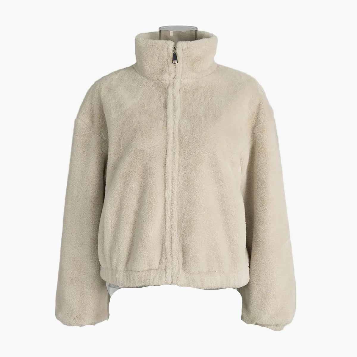 Damen Modische Kurzjacke mit Stehkragen – Eleganter Alltags-Look