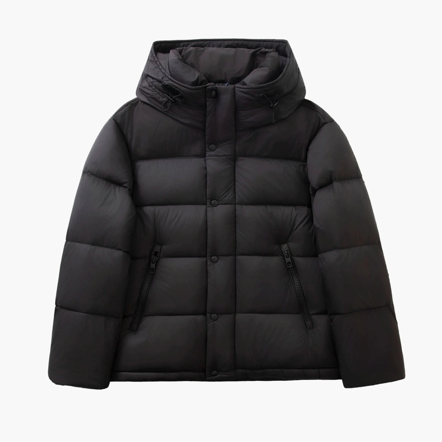 Men's winter quilted jacket with hood – casual outdoor puffer jacket for everyday and leisure