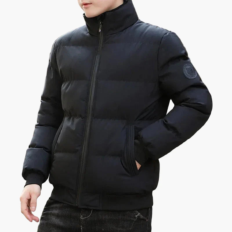 Men's Winter Quilted Jacket – Modern Casual Jacket for Cold Days