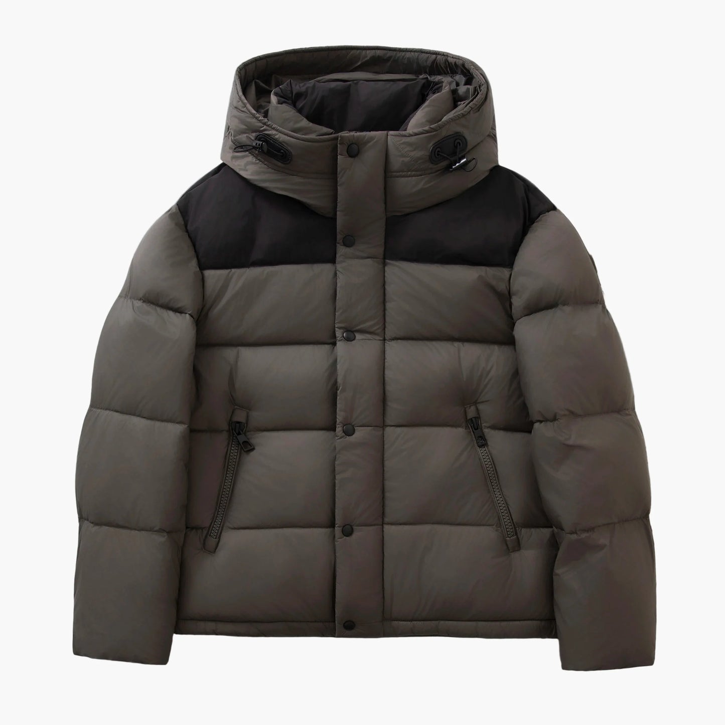 Men's winter quilted jacket with hood – casual outdoor puffer jacket for everyday and leisure