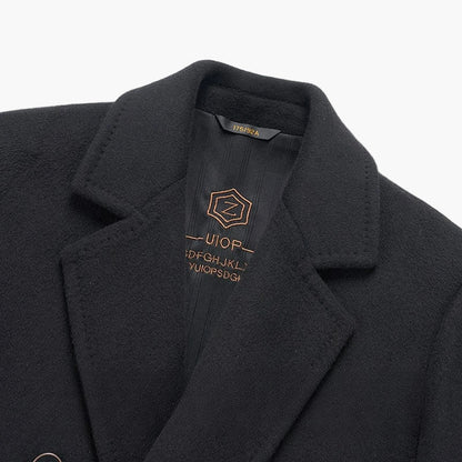 Herren Doppelreihiger City-Mantel – Eleganter Business- und Freizeitstil