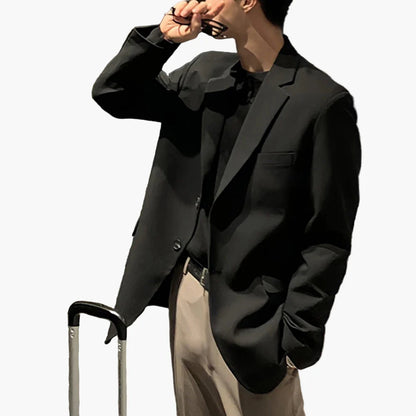 Men's Blazer Modern Business Casual – Elegant Jacket for Office & Everyday Use