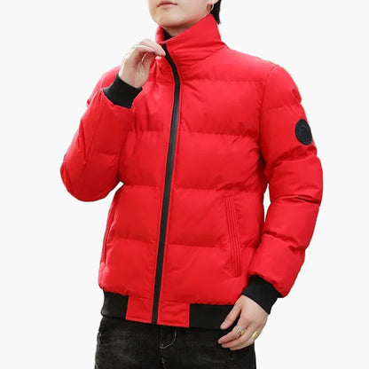 Men's Winter Quilted Jacket – Modern Casual Jacket for Cold Days