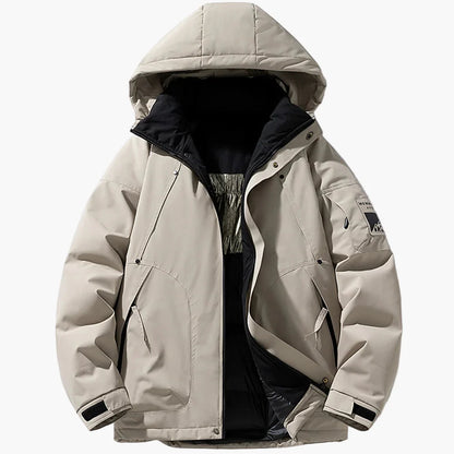 Men's Winter Outdoor Jacket with Hood – Casual Parka for Cold Days