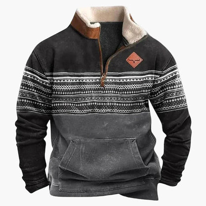 Herren Wild West Vintage Outdoor Sweatshirt – Freizeit Pullover im Western Stil