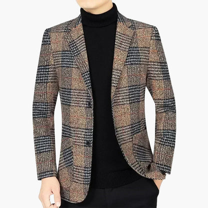 Herren Kariertes Sakko im klassischen Stil – Eleganter Blazer für Business und Freizeit