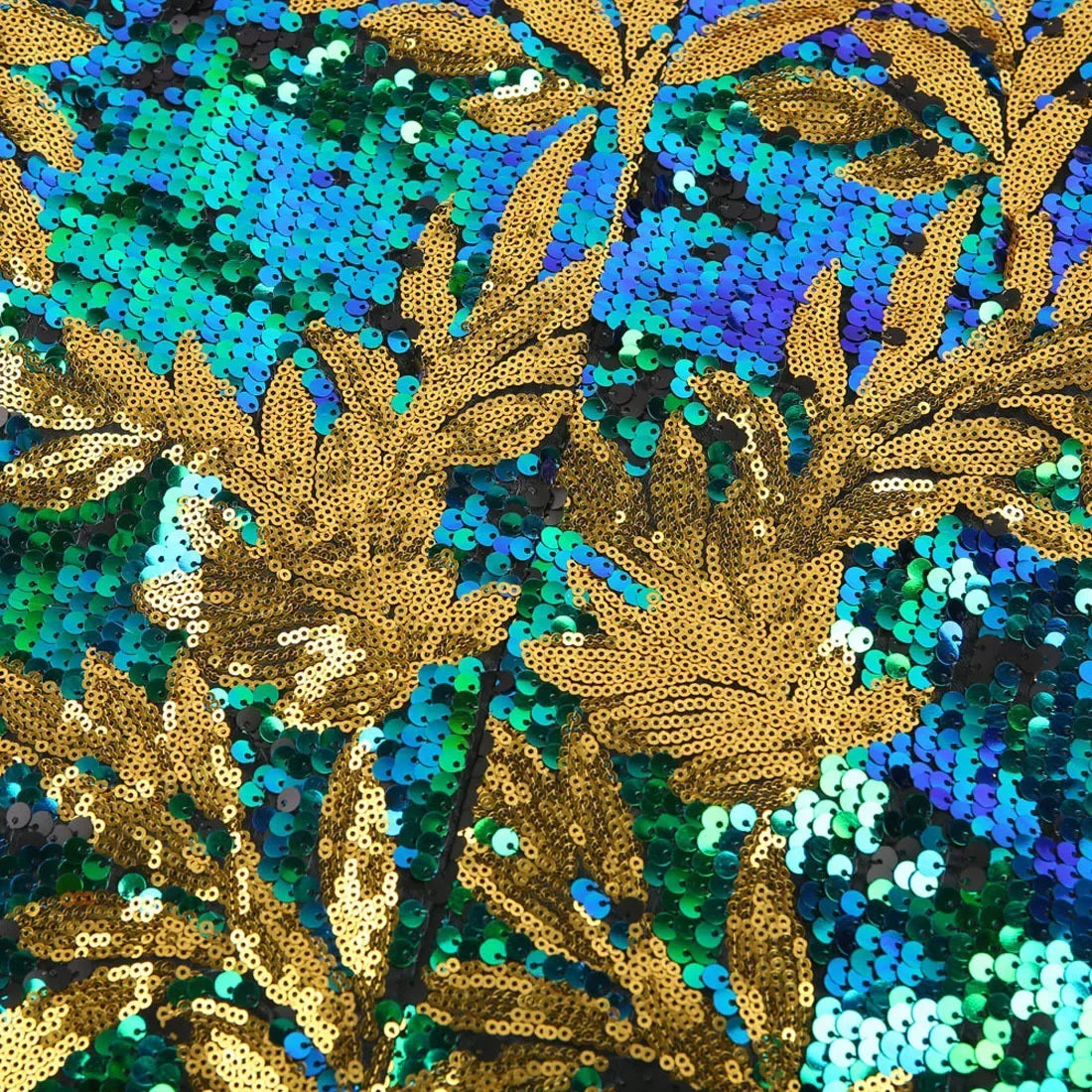 Herren Sakko mit Pailletten und Blumenmuster – Elegantes Party & Event-Jackett im extravaganten Design