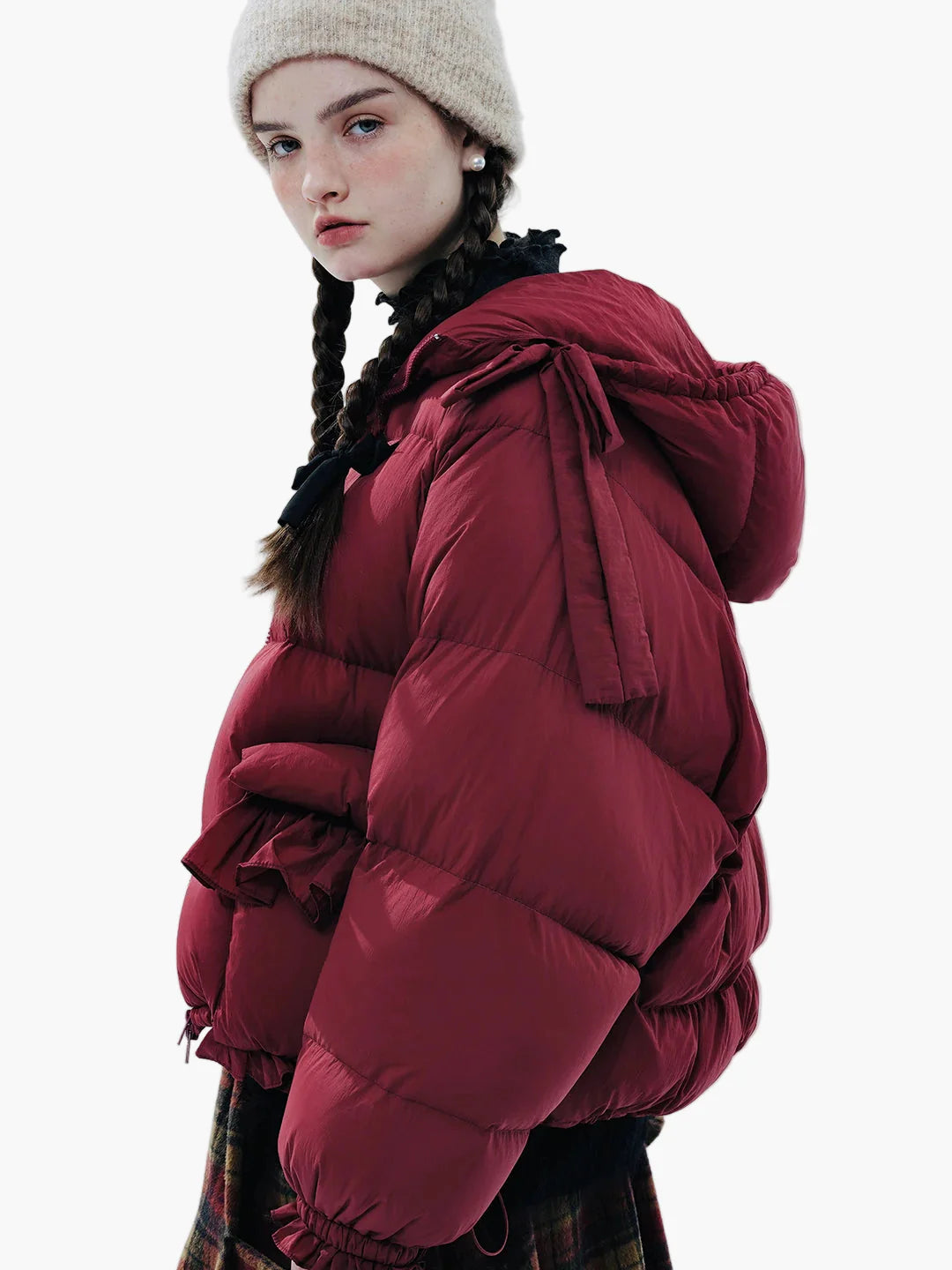 Women's quilted jacket in oversized style for trendy casual looks – autumn/winter jacket