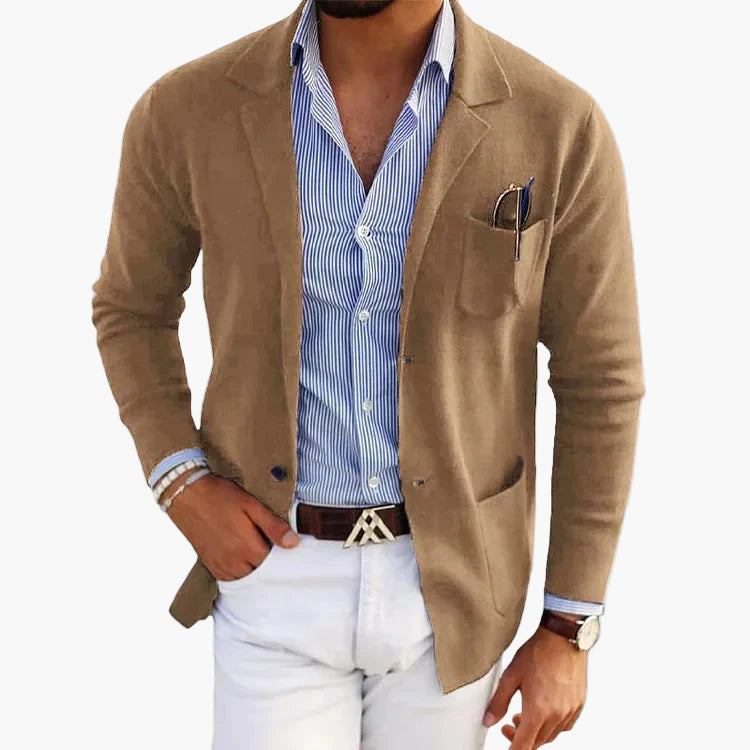 Men's Blazer Business Casual Old Money Look – Elegant Jacket for Office and Leisure