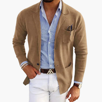 Men's Blazer Business Casual Old Money Look – Elegant Jacket for Office and Leisure