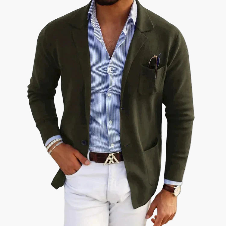 Men's Blazer Business Casual Old Money Look – Elegant Jacket for Office and Leisure