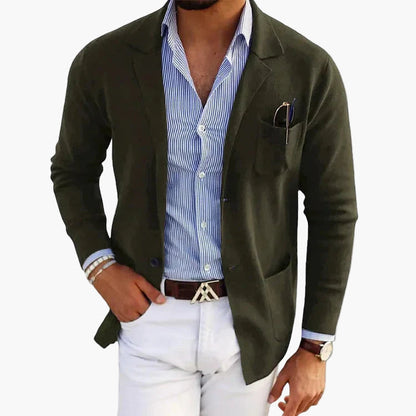 Men's Blazer Business Casual Old Money Look – Elegant Jacket for Office and Leisure