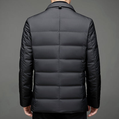 Herren Steppblazer Modern Elegant Winterjacke – Business & Freizeit