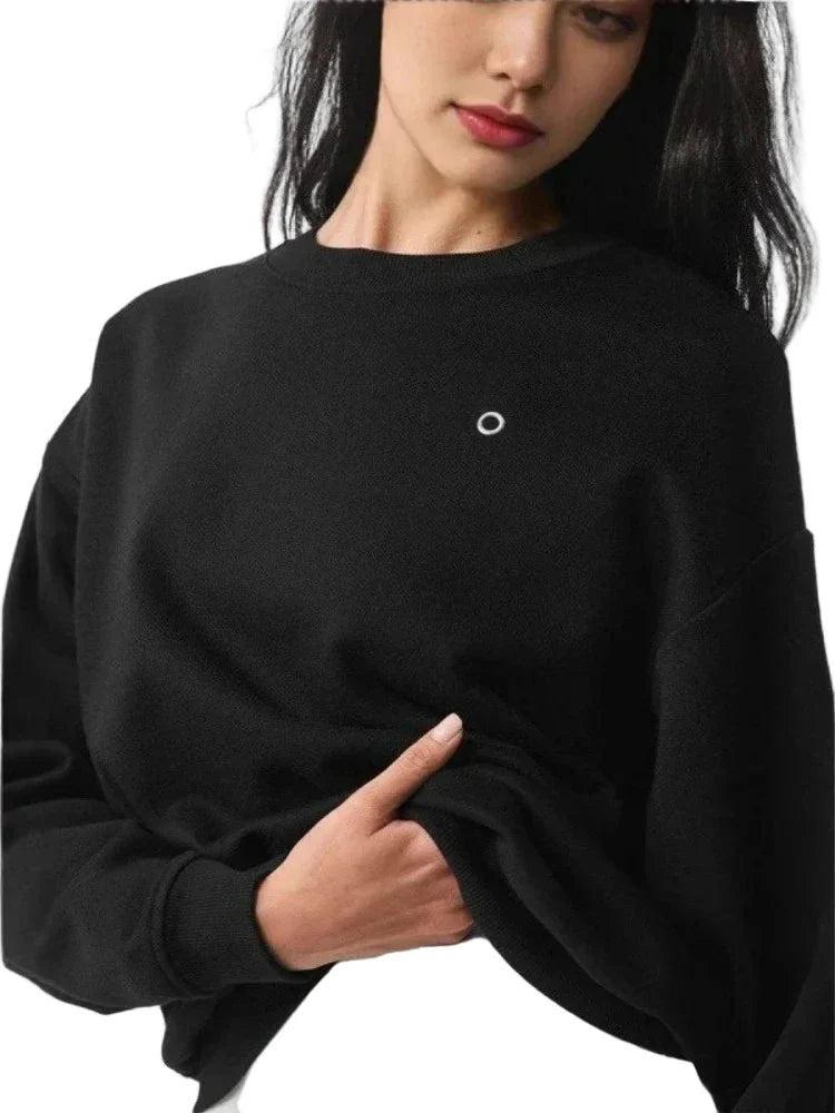 Women's Oversize Sweatshirt for Leisure and Sports – Modern Relaxed Fit Sweater