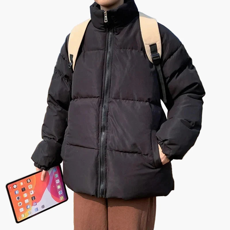 Herren Winter Steppjacke im lässigen Streetwear-Stil – Warme Übergangsjacke für Alltag & Freizeit