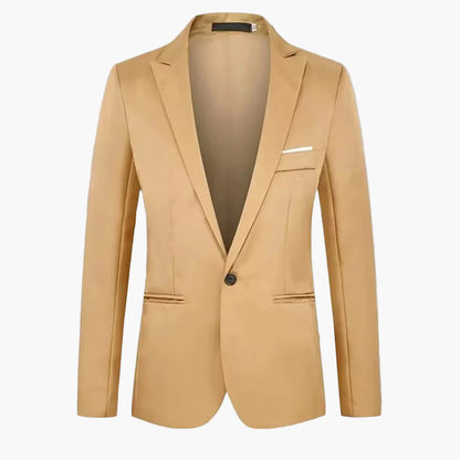 Men's Blazer One-Button Classic – Elegant Suit Jacket for Business & Leisure