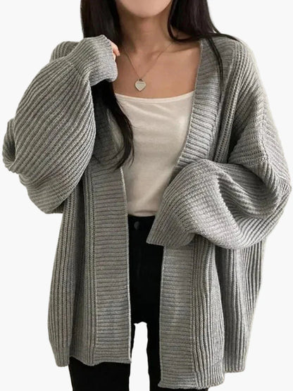 Damen Oversize Strick-Cardigan für Freizeit und Alltag
