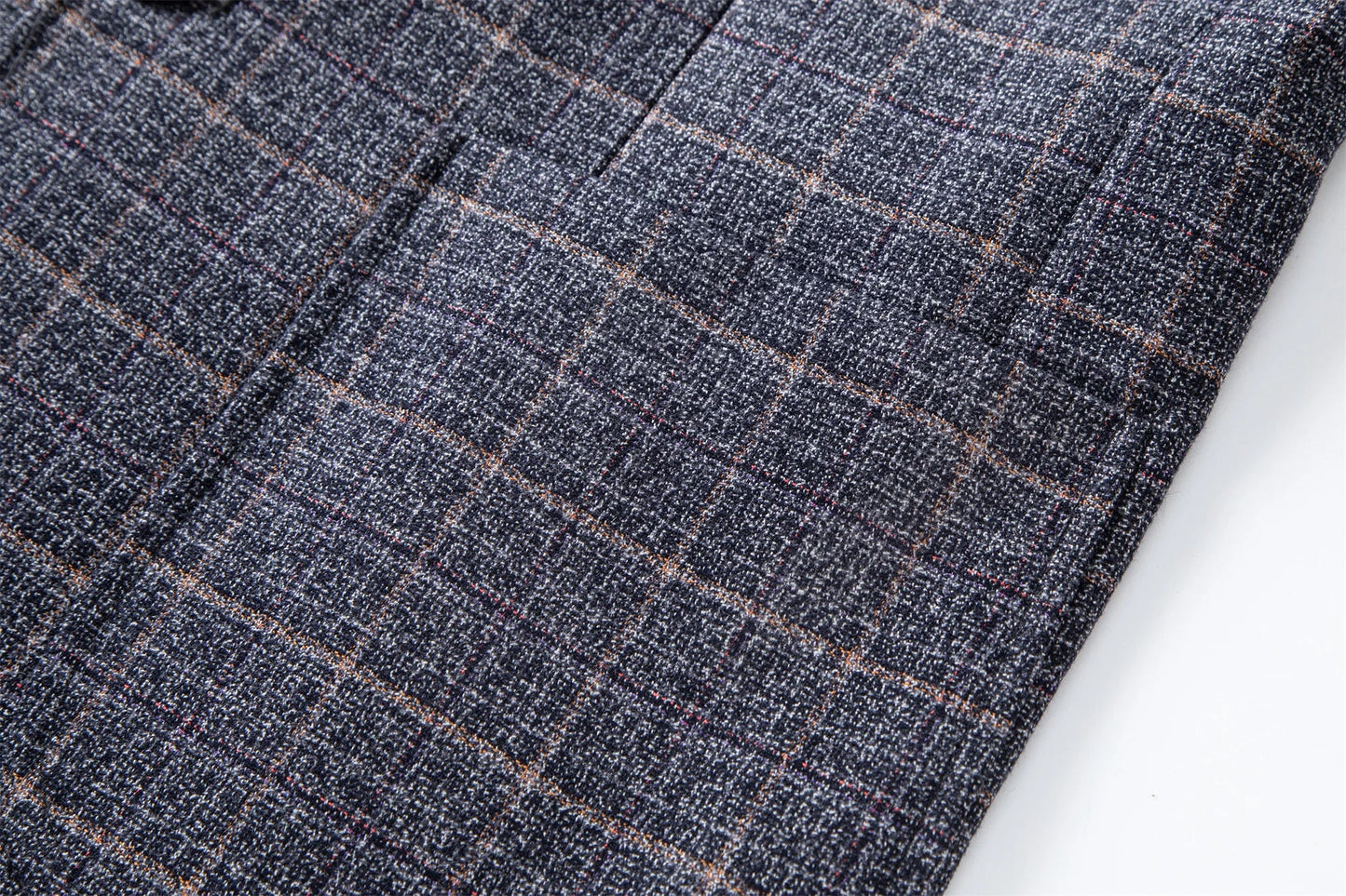 Herren Business Casual Sakko Kariert – Modernes Blazer-Design für Büro & Freizeit