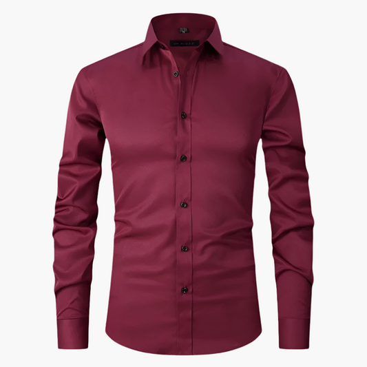 Herren Business & Freizeit Stretch Hemd Slim Fit – Elegantes Langarmhemd für Büro & Alltag