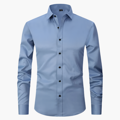 Herren Business & Freizeit Stretch Hemd Slim Fit – Elegantes Langarmhemd für Büro & Alltag