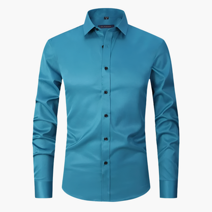 Herren Business & Freizeit Stretch Hemd Slim Fit – Elegantes Langarmhemd für Büro & Alltag