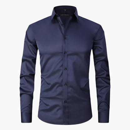 Herren Business & Freizeit Stretch Hemd Slim Fit – Elegantes Langarmhemd für Büro & Alltag