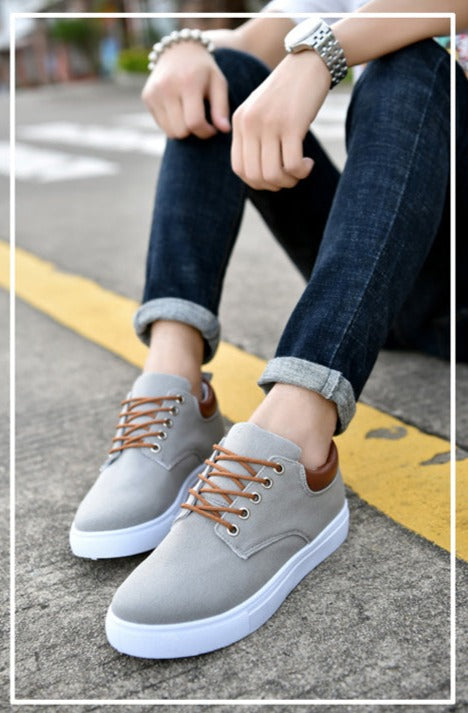 Herren Sneaker Freizeitstil Komfortabler Schnürschuh Alltag & Business