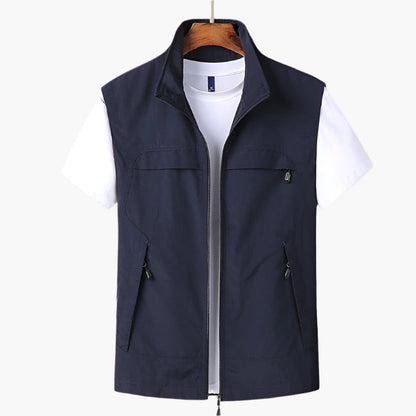 Men's Outdoor Vest – Modern Sleeveless Casual Vest for Everyday & Activities