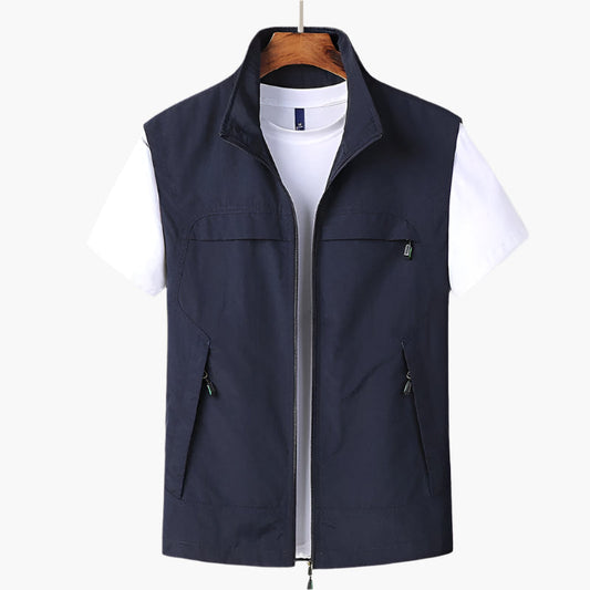 Men's Outdoor Vest – Modern Sleeveless Casual Vest for Everyday & Activities