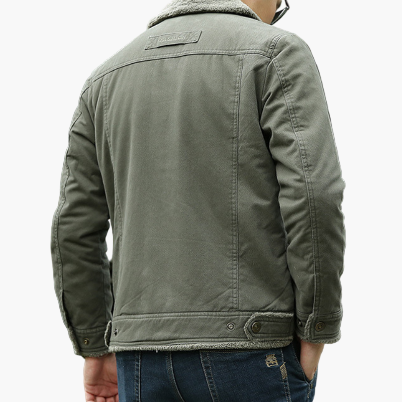 Men's casual jacket in pilot style for autumn and winter – fashionable outdoor transitional jacket